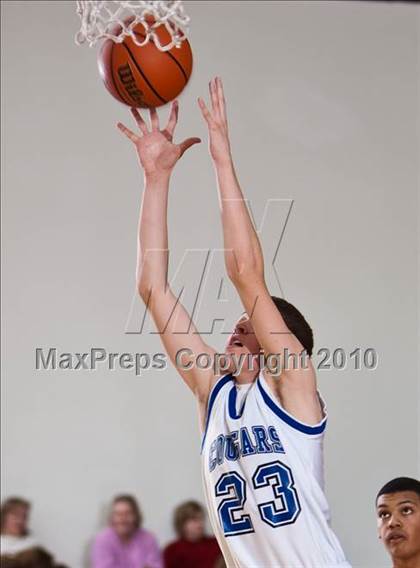 Thumbnail 2 in Mt. Carmel Academy vs. Covenant Christian (Living Stones Tournament) photogallery.