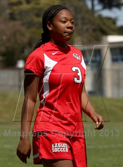 Thumbnail 2 in Washington [George] vs Lowell (CIF AAA/SF Championship) photogallery.