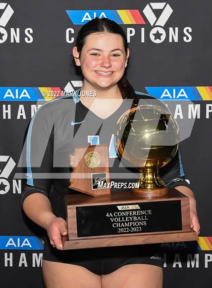 Thumbnail 1 in Arcadia vs. Estrella Foothills (AIA  4A Finals Awards) photogallery.