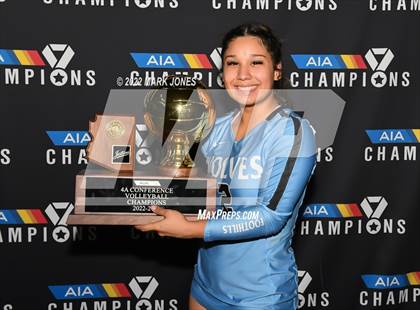 Thumbnail 1 in Arcadia vs. Estrella Foothills (AIA  4A Finals Awards) photogallery.