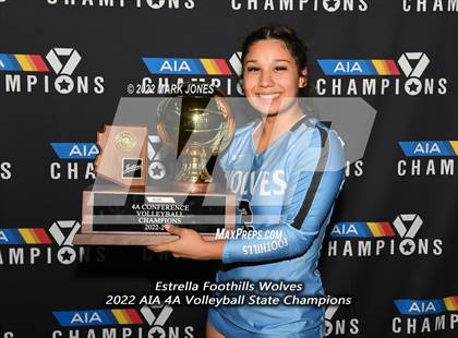 Thumbnail 2 in Arcadia vs. Estrella Foothills (AIA  4A Finals Awards) photogallery.