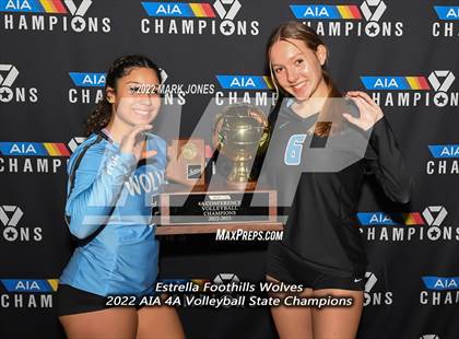 Thumbnail 1 in Arcadia vs. Estrella Foothills (AIA  4A Finals Awards) photogallery.