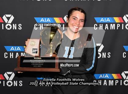 Thumbnail 2 in Arcadia vs. Estrella Foothills (AIA  4A Finals Awards) photogallery.