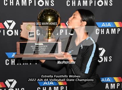 Thumbnail 1 in Arcadia vs. Estrella Foothills (AIA  4A Finals Awards) photogallery.