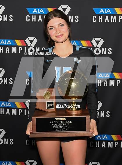 Thumbnail 1 in Arcadia vs. Estrella Foothills (AIA  4A Finals Awards) photogallery.