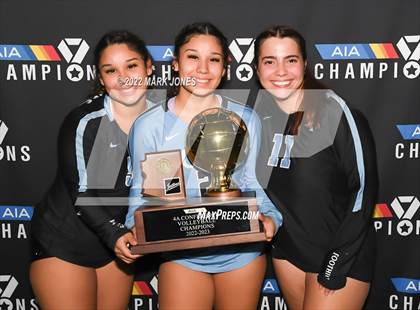 Thumbnail 1 in Arcadia vs. Estrella Foothills (AIA  4A Finals Awards) photogallery.