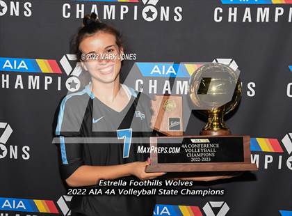 Thumbnail 1 in Arcadia vs. Estrella Foothills (AIA  4A Finals Awards) photogallery.