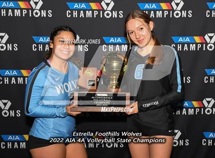 Thumbnail 2 in Arcadia vs. Estrella Foothills (AIA  4A Finals Awards) photogallery.