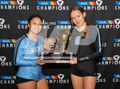 Thumbnail 1 in Arcadia vs. Estrella Foothills (AIA  4A Finals Awards) photogallery.