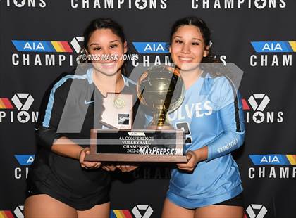 Thumbnail 1 in Arcadia vs. Estrella Foothills (AIA  4A Finals Awards) photogallery.