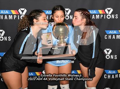 Thumbnail 1 in Arcadia vs. Estrella Foothills (AIA  4A Finals Awards) photogallery.