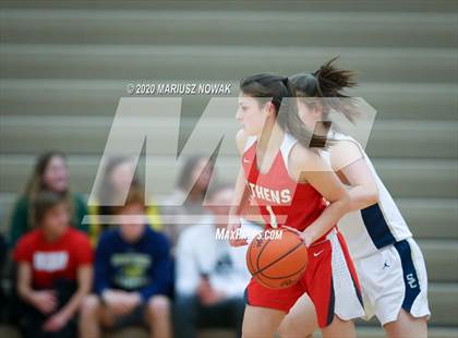 Thumbnail 2 in Athens vs. Stoney Creek (MHSAA District Playoff) photogallery.
