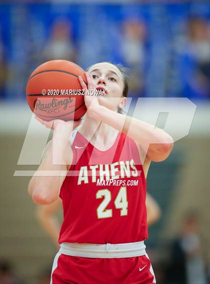Thumbnail 2 in Athens vs. Stoney Creek (MHSAA District Playoff) photogallery.