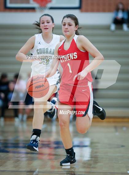 Thumbnail 3 in Athens vs. Stoney Creek (MHSAA District Playoff) photogallery.