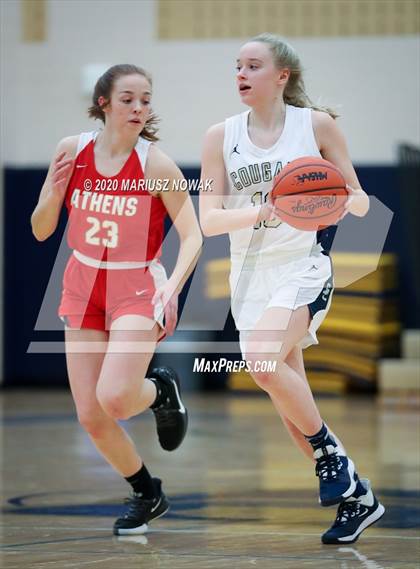 Thumbnail 1 in Athens vs. Stoney Creek (MHSAA District Playoff) photogallery.