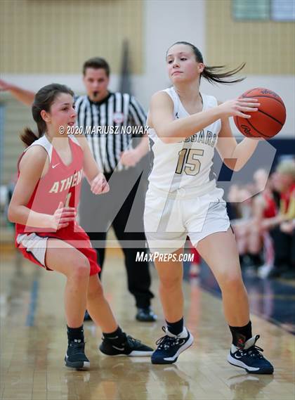 Thumbnail 3 in Athens vs. Stoney Creek (MHSAA District Playoff) photogallery.