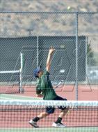 This MaxPreps.com professional photo is from the gallery Porterville vs Tehachapi (CIF CS Quarterfinal Playoff)  which features Tehachapi high school athletes playing  Tennis.