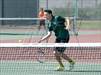 This MaxPreps.com professional photo is from the gallery Porterville vs Tehachapi (CIF CS Quarterfinal Playoff)  which features Tehachapi high school athletes playing  Tennis.