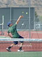 This MaxPreps.com professional photo is from the gallery Porterville vs Tehachapi (CIF CS Quarterfinal Playoff)  which features Tehachapi high school athletes playing  Tennis.