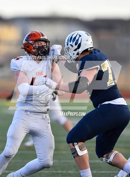 Thumbnail 3 in Erie @ Palmer Ridge (CHSAA 4A State Semifinal Playoff Game) photogallery.