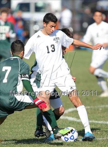 Thumbnail 3 in Hicksville vs. Shenendehowa (NYSPHSAA Class AA Semifinal) photogallery.