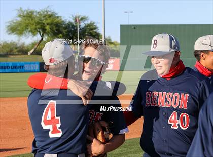 Thumbnail 1 in Benson @ Scottsdale Christian Academy (AIA 2A Finals) photogallery.