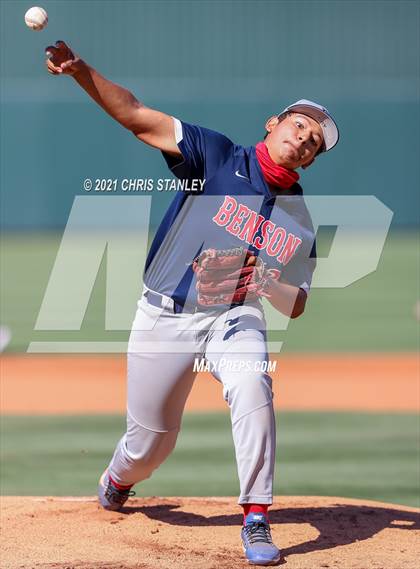 Thumbnail 3 in Benson @ Scottsdale Christian Academy (AIA 2A Finals) photogallery.