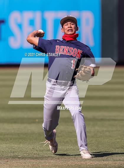 Thumbnail 1 in Benson @ Scottsdale Christian Academy (AIA 2A Finals) photogallery.