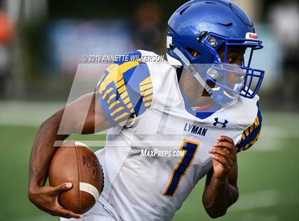 Thumbnail 3 in Hagerty vs. Lyman (Oviedo High School) (Spring Scrimmage) photogallery.