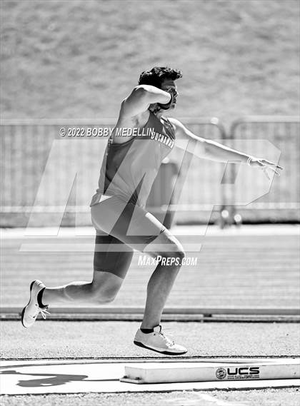 Thumbnail 2 in CIF Boys Central Section Track  & Field Championships photogallery.