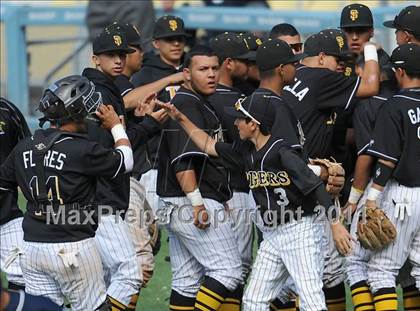 Thumbnail 2 in Chatsworth vs. San Fernando (CIF LACS D1 Final) photogallery.