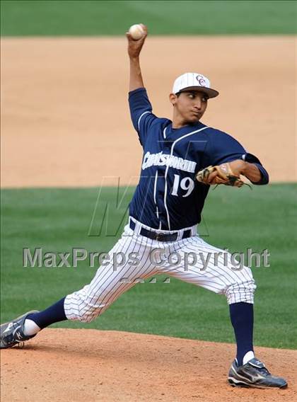 Thumbnail 2 in Chatsworth vs. San Fernando (CIF LACS D1 Final) photogallery.