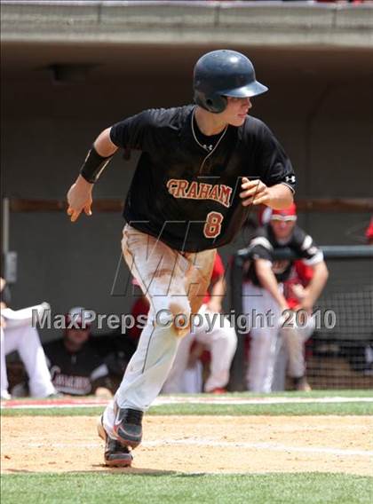 Thumbnail 3 in Graham vs. East Rutherford (NCHSAA 2A Final - Game 2) photogallery.