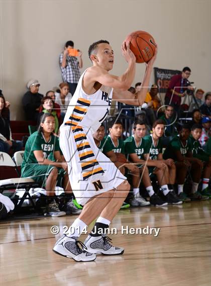 Thumbnail 3 in Murrieta Mesa vs JW North (MaxPreps Holiday Classic) photogallery.