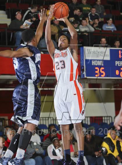 Thumbnail 3 in Bedford Academy vs Spring Valley (Slam Dunk Tournament) photogallery.