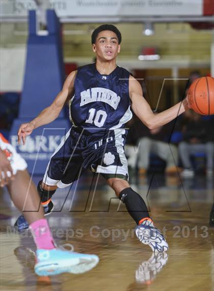 Thumbnail 3 in Bedford Academy vs Spring Valley (Slam Dunk Tournament) photogallery.