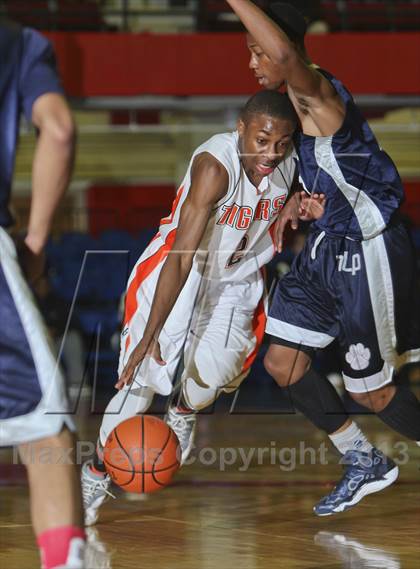 Thumbnail 2 in Bedford Academy vs Spring Valley (Slam Dunk Tournament) photogallery.