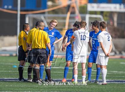 Thumbnail 1 in Loyola vs. Los Alamitos (CIF Division 1 Regional Semifinal) photogallery.