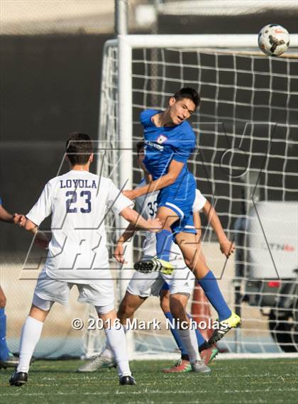 Thumbnail 3 in Loyola vs. Los Alamitos (CIF Division 1 Regional Semifinal) photogallery.