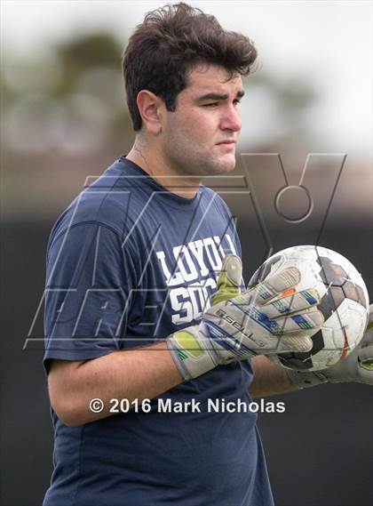 Thumbnail 1 in Loyola vs. Los Alamitos (CIF Division 1 Regional Semifinal) photogallery.