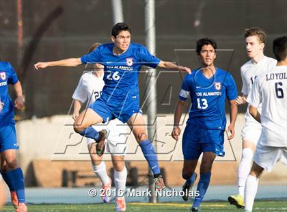 Thumbnail 2 in Loyola vs. Los Alamitos (CIF Division 1 Regional Semifinal) photogallery.