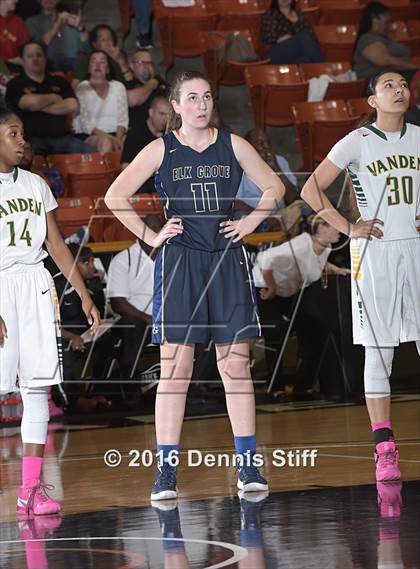 Thumbnail 2 in Vanden vs. Elk Grove (CIF SJS D2 Semifinal) photogallery.