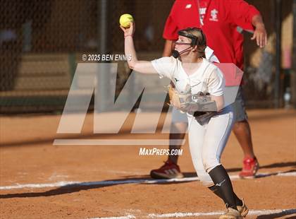Thumbnail 2 in Strong Rock Christian vs. Calvary Christian (GIAA 4A Final) photogallery.