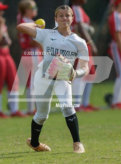 Thumbnail 2 in Strong Rock Christian vs. Calvary Christian (GIAA 4A Final) photogallery.