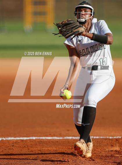 Thumbnail 3 in Strong Rock Christian vs. Calvary Christian (GIAA 4A Final) photogallery.