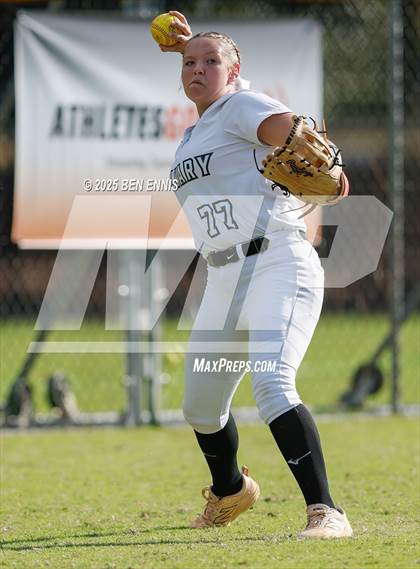 Thumbnail 2 in Strong Rock Christian vs. Calvary Christian (GIAA 4A Final) photogallery.