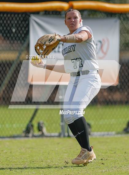 Thumbnail 2 in Strong Rock Christian vs. Calvary Christian (GIAA 4A Final) photogallery.