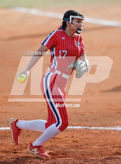 Thumbnail 2 in Strong Rock Christian vs. Calvary Christian (GIAA 4A Final) photogallery.