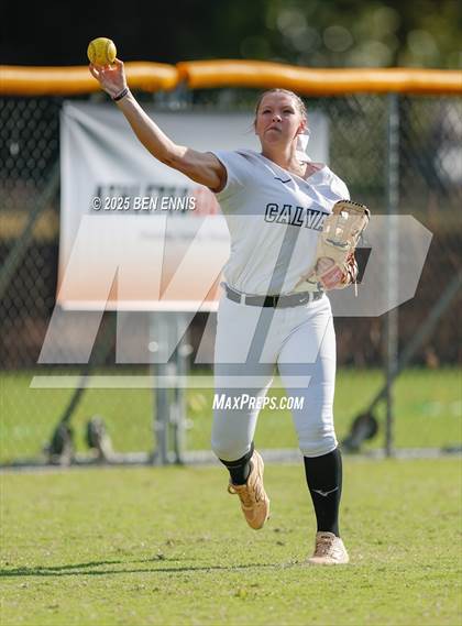 Thumbnail 2 in Strong Rock Christian vs. Calvary Christian (GIAA 4A Final) photogallery.
