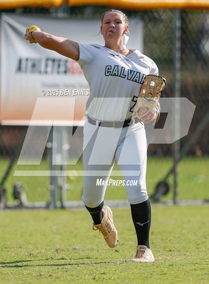 Thumbnail 1 in Strong Rock Christian vs. Calvary Christian (GIAA 4A Final) photogallery.